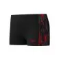 Preview: Speedo Placement Aquashort Swimwear Male Junior/Kids - Anthracite/High Risk Red
