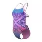 Preview: Speedo Placement Digital Vback Swimwear Female Adult - Balance Blend - Hapuna Blue