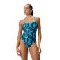 Preview: Speedo Printed Web Back Swimwear Female Adult - Canyon Ombre/Black