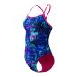 Preview: Speedo Vanquisher Printed V-Back 2.0 Swimwear Female Adult - Pixel Pool/Navy