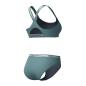 Preview: Speedo Performance 2pc Set Swimwear Female Adult - Storm Green