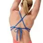 Preview: Speedo Solid Tie Back Swimwear Female Adult - Neon Coral-Lagoon Blue