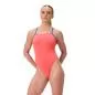 Preview: Speedo Solid Tie Back Swimwear Female Adult - Neon Coral-Lagoon Blue