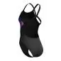 Preview: Speedo Placement Printed Leaderback Swimwear Female Adult - Electro Static- Black