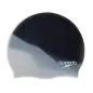 Preview: Speedo Multi Colour Silicone Cap Swim Caps Adult - SPEEDO BLACK / MONUMENT / FADED STORM