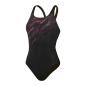 Preview: Speedo HyperBoom Placement Muscleback Swimwear Female Adult - Black / Electri