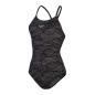 Preview: Speedo Allover Fixed Crossback Swimwear Female Adult - Black/USA Charcoa
