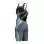 Preview: Speedo LZR Intent 2.0 OPBK Kneeskin Race Female Adult - Grey Lead/Acadia Blue/Hyper Yellow - Mai