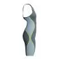 Preview: Speedo LZR Intent 2.0 OPBK Kneeskin Race Female Adult - Grey Lead/Acadia Blue/Hyper Yellow - Mai