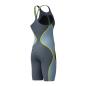 Preview: Speedo LZR Intent 2.0 CDBK Kneeskin Race Female Adult - Grey Lead/Acadia Blue/Hyper Yellow - Mai