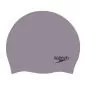 Preview: Speedo Plain Moulded Silicone Cap Adult Unisex - Chrome