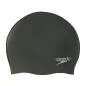 Preview: Speedo Plain Moulded Silicone Cap Adult Unisex - Black