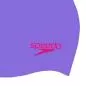 Preview: Speedo Plain Moulded Silicone Junior Swim Caps - Lilac/Red