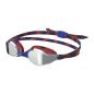 Preview: Speedo Hyper Flyer Mirror Goggles Unisex Junior/Kids - Navy/Red/Grey