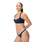 Preview: Speedo Texture Crossback Bikini Top Swimwear Female Adult - Peacoat/Bright White