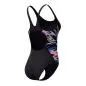 Preview: Speedo Hyperboom Splice Muscleback 1p Swimwear Female Adult - Anthracite/Margarita Pink