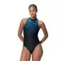 Preview: Speedo Print Hydrasuit 1pc Swimwear Female Adult - Anthracite