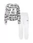 Preview: Fila Homewear Set Pullover und Hose - white