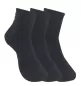 Preview: Under Armour Unisex Tc 3Pk Qtr - black