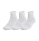 Preview: Under Armour Unisex Tc 3Pk Qtr - white
