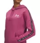 Preview: Under Armour Icon Fleece Taped Hdy - fuchsia dusk