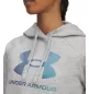 Preview: Under Armour Rival Flc Shimmer Hdy - mod gray light heather