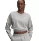 Preview: Under Armour Rival Fleece Piped Crew - mod gray light heather
