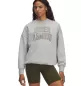 Preview: Under Armour Rival Flc Os Varsity Crew - halo gray light heather