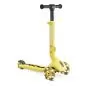 Preview: PUKY PUSH Scooter mit LED-Bereifung pineapple, klappbar