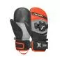 Preview: Reusch Worldcup Warrior R-TEX® XT Junior Mitten - black/silver/fluo red