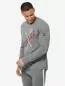 Preview: SN Super Natural M KRYSSEDE SKI LS - cashmere grey mel/fresh white/h.risk red