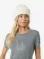 Preview: SN Super Natural W FLOWERHANDS TEE - cashmere grey melange/feather grey/chill