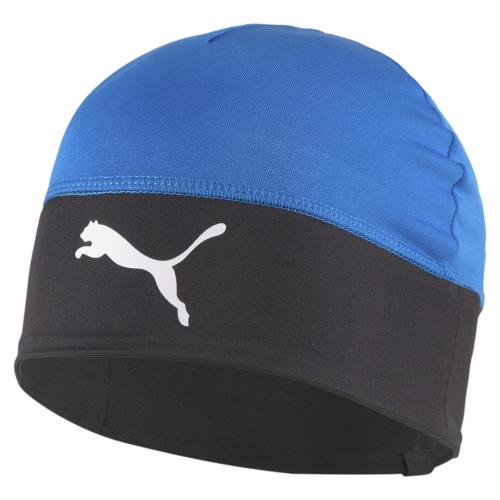 Preview: Puma teamLIGA Beanie Jr - Electric Blue Lemonade-Puma Black