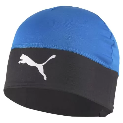 Puma teamLIGA Beanie Jr - Electric Blue Lemonade-Puma Black