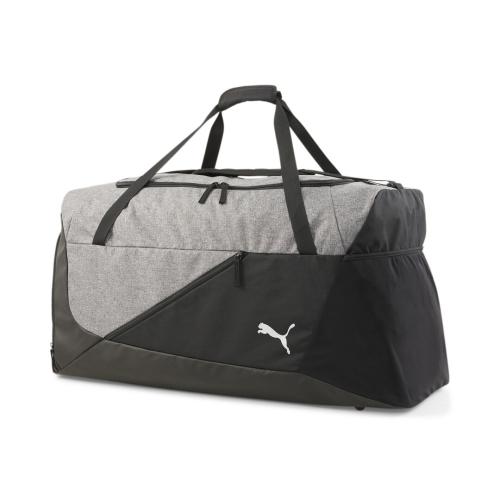 Preview: Puma teamFINAL Teambag L - Puma Black-Medium Gray Heather