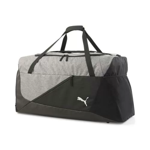 Puma teamFINAL Teambag L - Puma Black-Medium Gray Heather