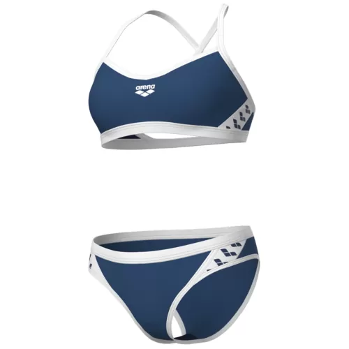 Arena Damen Arena Icons Bikini Cross Back Solid BLAU