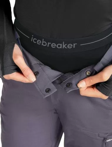 Icebreaker Women Merino 200 ZoneKnit Leggings - black