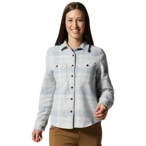 Mountain Hardwear Damen Plusher Long Sleeve Shirt GRAU
