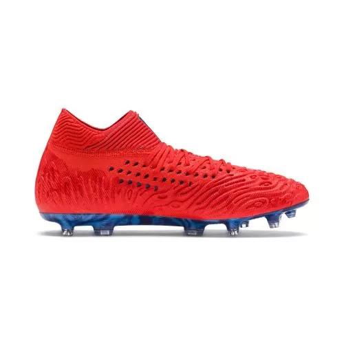 PUMA FUTURE 19.1 NETFIT FG/AG - Red Blast / Bleu Azur