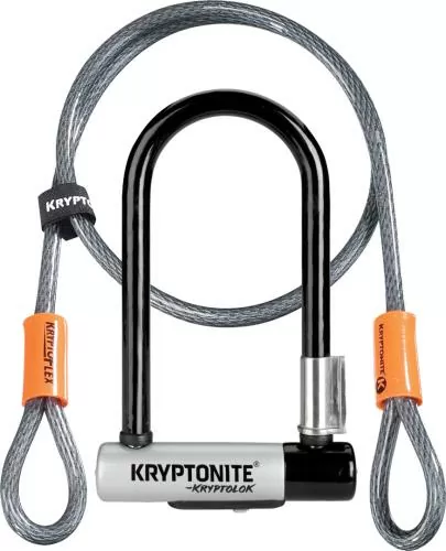 Kryptonite Bügelschloss KryptoLok series 2 Mini-7 inkl. Kryptoflex