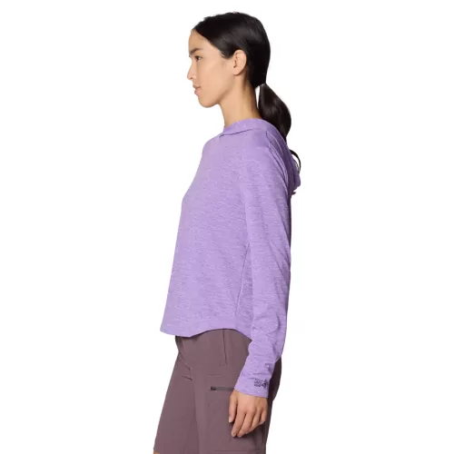 Mountain Hardwear Damen Sunblocker Long Sleeve Hoody VIOLETT
