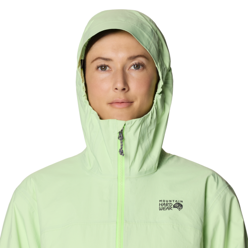 Preview: Mountain Hardwear Damen Cloud Cipher™ Hooded Jacket GELB