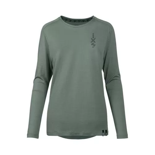 iXS Damen Flow Merino Langarm Jersey sage