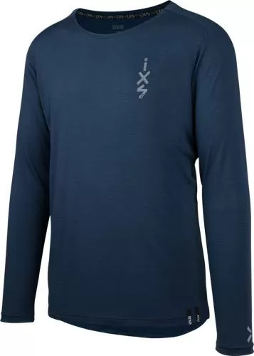 iXS Flow Merino Langarm Jersey marine