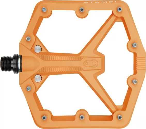 Crankbrothers Pedal Stamp 1 large orange Gen 2