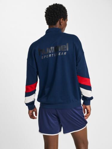 Hummel Hmloversized Halfzip Sportswear - dress blues