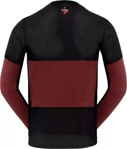 Sweet Protection Hunter Merino Hybrid LS Jersey M dark red