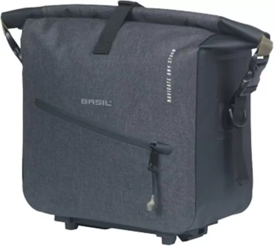 Basil Navigator Storm Gepäckträgertasche MIK, 13L, schwarz