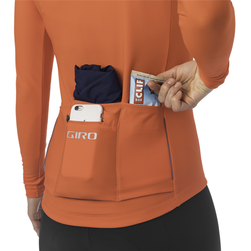 Preview: Giro Damen Chrono LS Thermal Jersey ORANGE